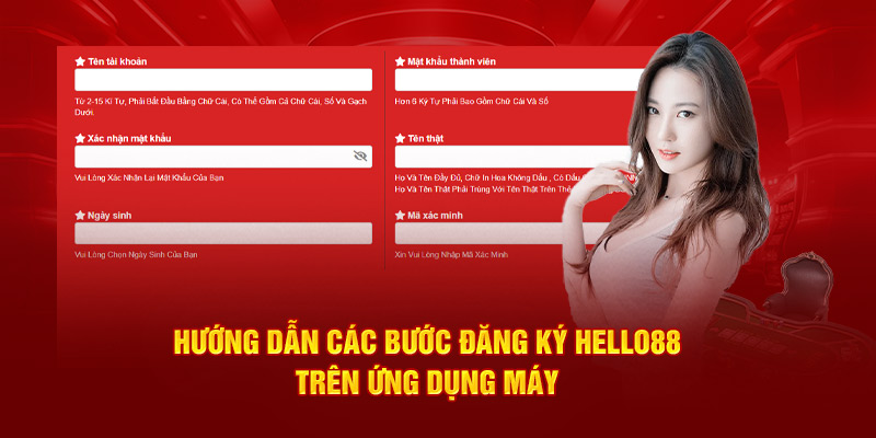 Hướng dẫn các bước đăng ký Hello88 trên ứng dụng máy 